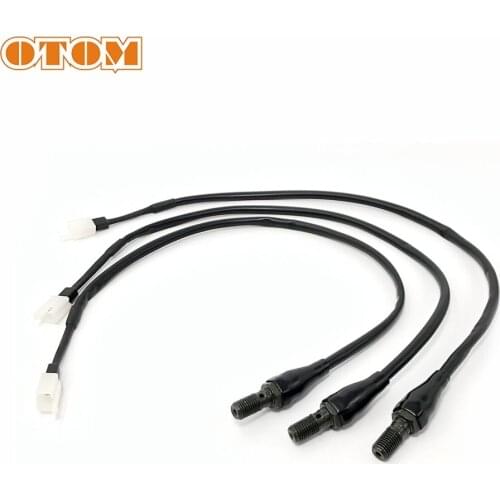 OTOM Universal Motorcycle Hydraulic Brake Pressure Rear Light Switch Hollow Bolt Motocicleta Accessories Brake Signal Controller