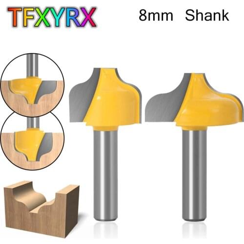 1pc/2pcs 8mm Shank S-type Ogee Edging Router Bit Carving Knife Woodworking Milling Cutter for Wood CNC Slotting Tool
