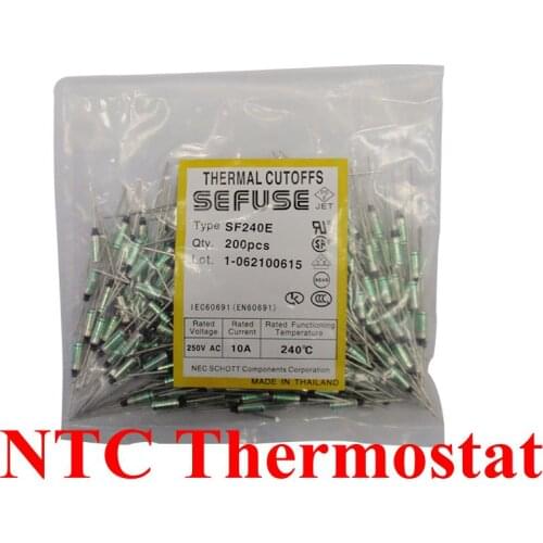 10pcs/lot SF96E SF96Y Thermal Fuse 10A/15A 250V RY 99C Thermal Cutoffs Tf99C Degree Temperature Fuses New