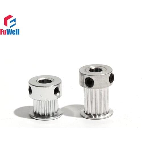 2GT-16T Timing Pulley 4/5/6/6.35mm Bore GT2 16Teeth Transmission Belt Pulley 7mm/11mm Belt Width Toothed Gear Pulley