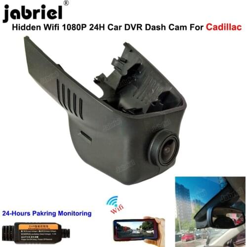 Hidden Wifi HD 1080P Car Dvr Dash Cam Camera 24H Video Recorder For Cadillac XTS 2013 2014 2015 2016 2017 2018 2019 2020 2021