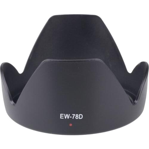 EW-78D Bayonet Mount Clip-on camera lens hood Camera Lens Hood for Canon EF-S 18-200mm f/3.5-5.6 IS