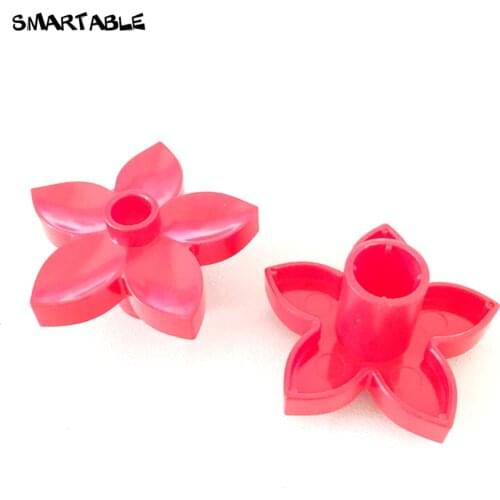 Smartable Big Bricks parts flowers DIY Building Blocks creative Toys Compatible Duplo block for christmas Gift 30pcs/set