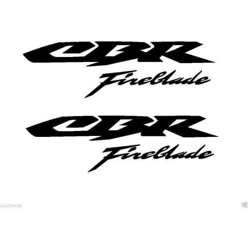 For 2Pcs (2)CBR Fireblade Decal sticker Car Styling