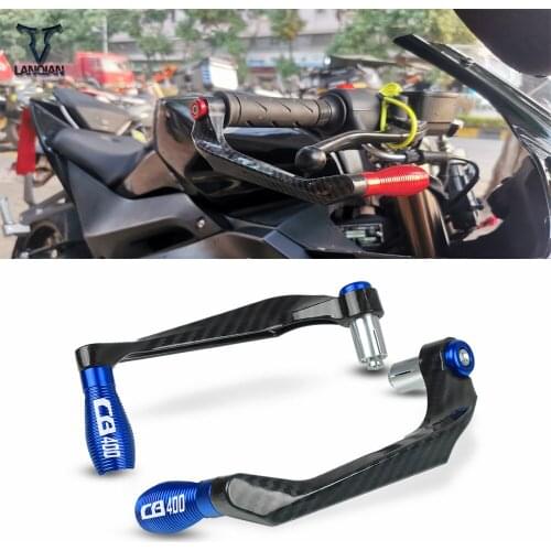 For HONDA CB400 1992-1998 Motorcycle 7/8" 22mm Lever Guard Handlebar Grips Guard Brake Clutch Levers Protector Moto Accessories