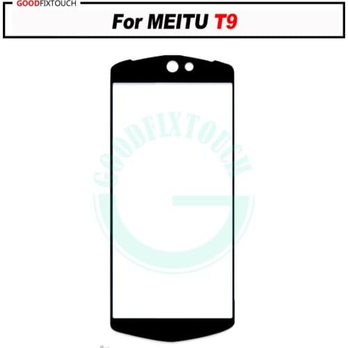 For Meitu T9 Front Glass Touch Screen Top Lens LCD Outer Panel Repair For Meitu T9 MP1718 Glass lens