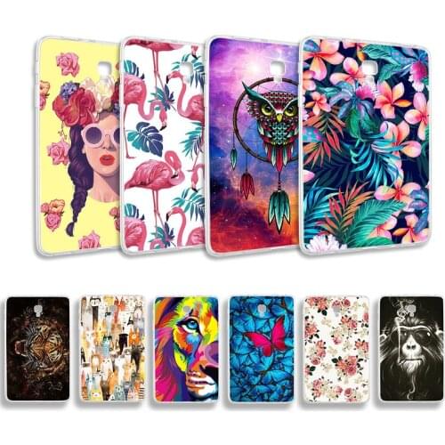 Funda Capa For Samsung Tab A 2018 SM-T590 SM-T595 T597 Tab A2 10.5"inch Painted Cute Cartoon Waterproof Case Funda Bumper Shell