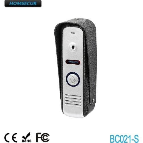 HOMSECUR Silver Camera Doorbell For Video Door Entry Phone Call System BC021-S