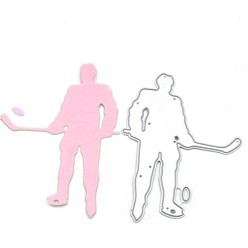 Julyarts Play Hockey Metal Die Cuts Scrapbooking Tools Scrapbooking/photo album Decorative Embossing DIY Paper Cards