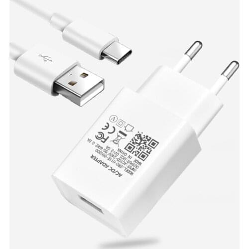 Mobile Phone Charger For Huawei P Smart 2021 Y8P P40 P30 P20 Lite Pro Honor 10X 9X Lite 30 20 10 Type-C USB Cable EU Wall Plug