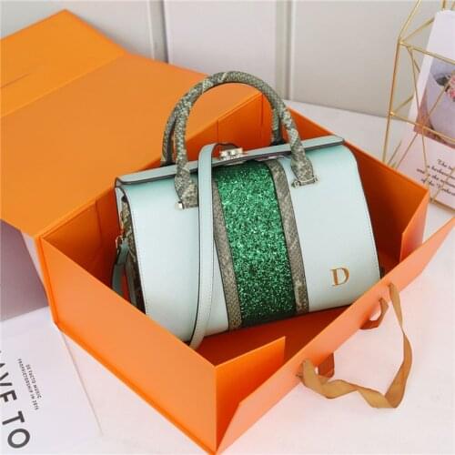 Fashion Sequined Crossbody Bags for Women Luxury Designr Brand Ladies High Quality PU Purses and Handbags Sac Bandouliere Femme