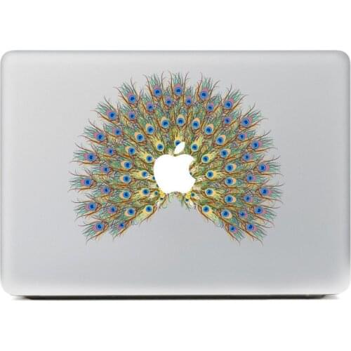 Peacock feather PatternDecal Laptop Sticker for MacBook Air/Pro/Retina 11" 12" 13" 15 Computer Mac Cool cover skin notebook