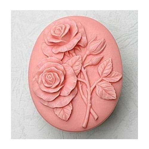 New Rose Craft Art Silicone Soap mold Craft Molds DIY Handmade soap molds