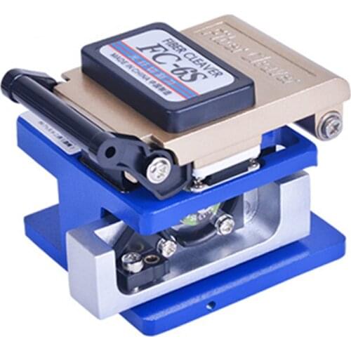 FC-6S Fiber Optic Fusion Splicer Cleaver FTTH Cold Crimping Tool Automatic Cable Fiber Optic Cutter
