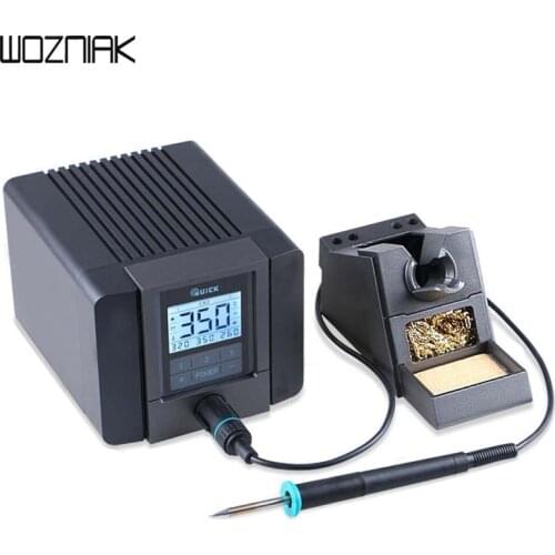 Original QUICK TS1200A Lead Free BGA Soldering Iron Station LED Display with One Soldering Tip for Phone Motherboard Repair