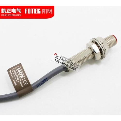 Original authentic Taiwan FOTEK Yangming Proximity Switch PM08-01NE NPN Normally Open Proximity Sensor