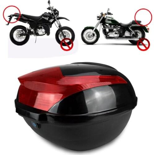 New Large Capacity Shock-proof Motorcycle Tail Box Universal Electric Bicycle Trunk Top Case With Safety Lock Buckle