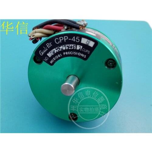 [VK] Used GreenPot CPP-45B 1K double-shaft potentiometer with gear switch