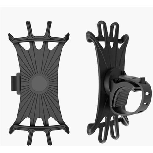 360 Rotate Universal Bicycle Bike Anti-slip Bike Mobile Phone Holder Stand Handlebar Clip For Iphone Xiaomi GPS Mount Bracket