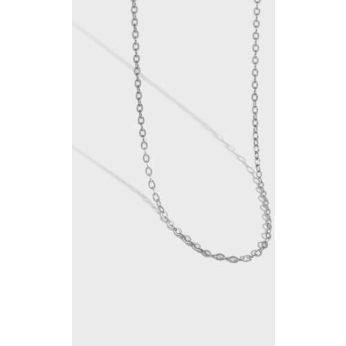 100% 925 Sterling Silver Choker Necklace For Women Neck Chain Accessories, Simple Necklaces Fine Jewelry