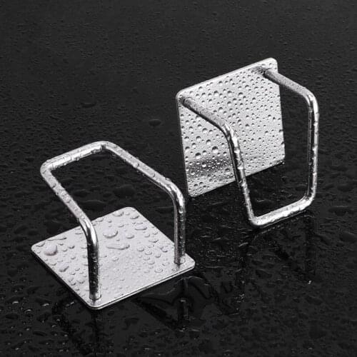 1pc Stainless Steel Kitchen Sponges Holder Drain Drying Rack Shelf Kitchen Accessories Storage Organizer Gadgets