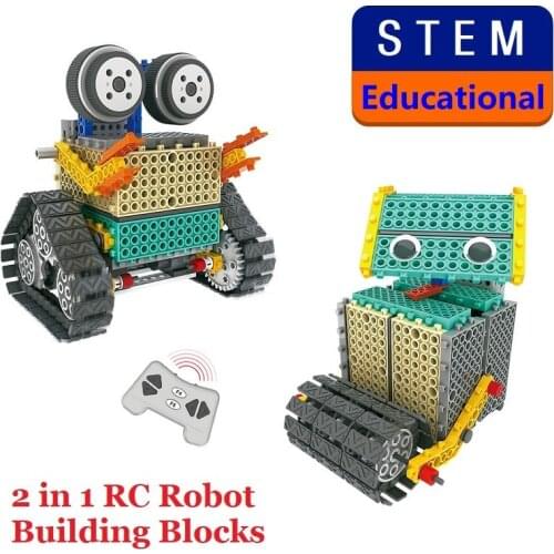 179Pcs/Set Remote Control Robot Building Blocks Toy Children DIY STEM Learning Educational Kits Children Creative Toys Kids Gift
