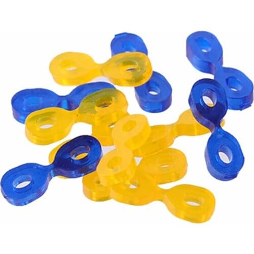 60pcs Autoclavable Rubber Tooth Separator Wedge Dental Fixed Elastic Wedge Mixed Set Matrix Matrices Dentist Accessories