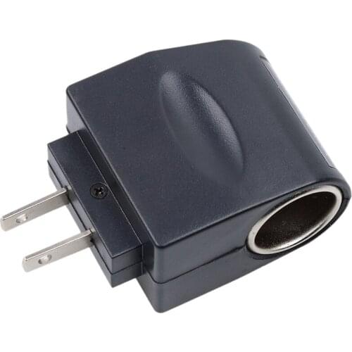 Mini Car Cigarette Lighter 220v Adapter EU US Plug AC 220V To DC 12V Power Converter for Automobile wall socket splitter charger
