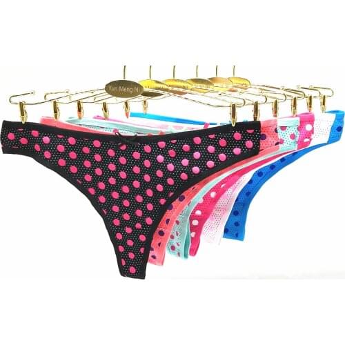 Free Shipping Woman Underwear Cotton Panties Sexy Thong Women Lingerie Low Waist Underpants New Brand Pink Tangas Mujer Strings