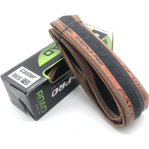 INNOVA-PRO Road Tires 700×23C/25C 120tpi Yellow Border long haul Training Enduro Bicycle Folded Open Profile 700C Bike Tires