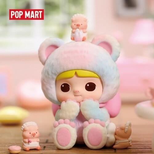 POPMART MINICO My Toy Party Series Blind Box Doll Binary Action Figure Birthday Gift Kid Toy Action Figure free shipping