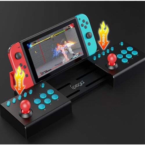 IPEGA PG-SW002 For Switch Lite Doubles Arcade Joystick Wireless Fighting Rocker For Switch Fighting Rocker