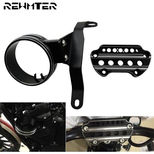 Motorcycle CNC Side Instrument Speedometer Relocation Mount Bracket Case For Harley Sporster XL 883 Iron 2004-2018 2019 2020