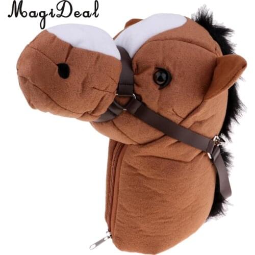MagiDeal Novelty Horse Head Animal Golf Club Driver Head Cover, Universal 460CC Wood Headcover Protector Accessories