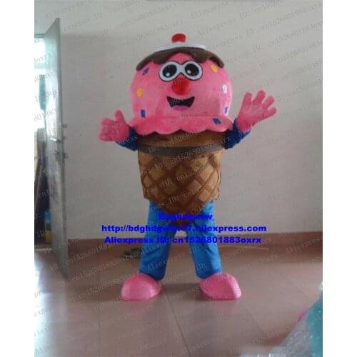 Ice Cream Cone Frozen Yogurt Yoghurt Yoghourt Mascot Costume Adult Cartoon Character Closing Ceremony Fashion Planning zx1275