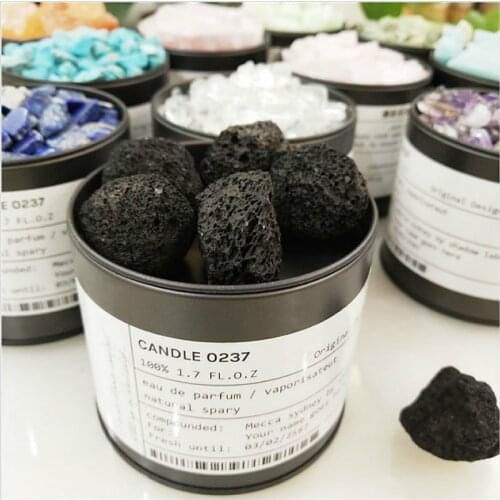 Natural Volcanic Rock Original Stone Aromatherapy Essential Oil Diffuser Stones Irregular Energy Stone Boxed for Charms Women