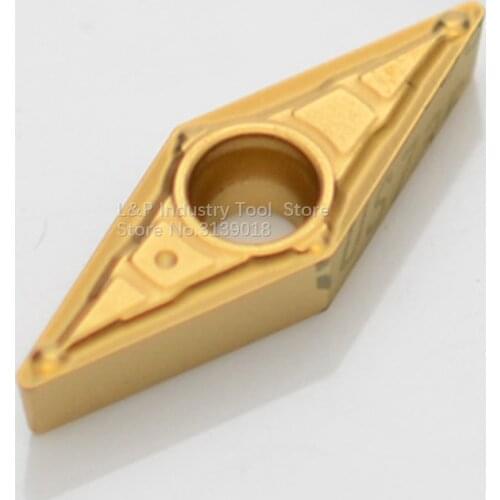 100% New Original Good Quality VBMT160404-MV US735 Carbide Inserts VBMT160404MV US735 CNC Turning Tool For Stainless Steel