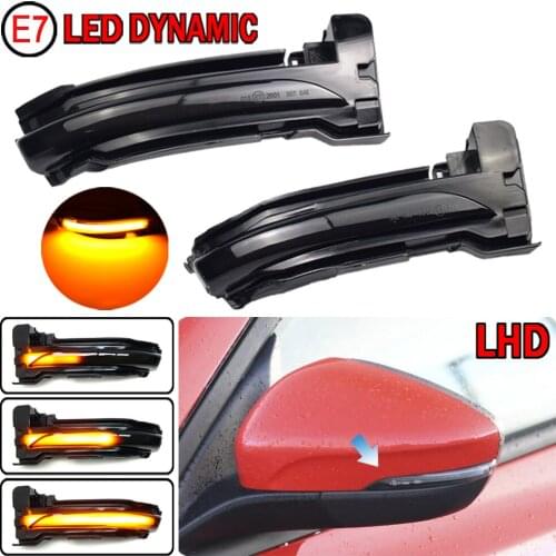 2pcs/Lot For Ford Focus 4 MK4 2019 2020 LED Dynamic Turn Signals Lights Blinker Sequential Rear View Mirror Indicator Lamp