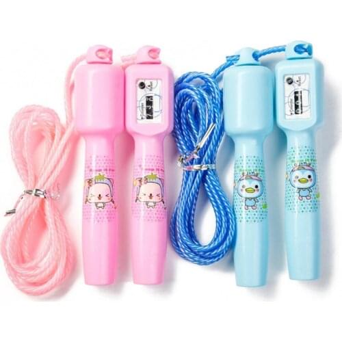 Cartoon Counting Adjustable Kindergarten Kids Body Building Skipping Jump Rope