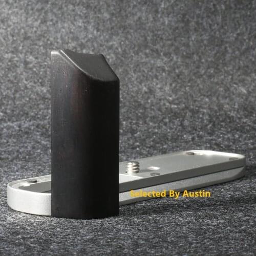 African Black Wooden Wood Hand Grip W Quick Release Plate Vertical Bracket For Fuji XT30 XT20 Fujifilm X T20