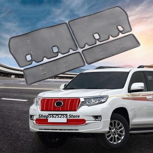 For Toyota Prado 120 150 2018 2020 Insect Net Front Mediate Grille Screening Mesh Grille Insert Nets Car Accessories