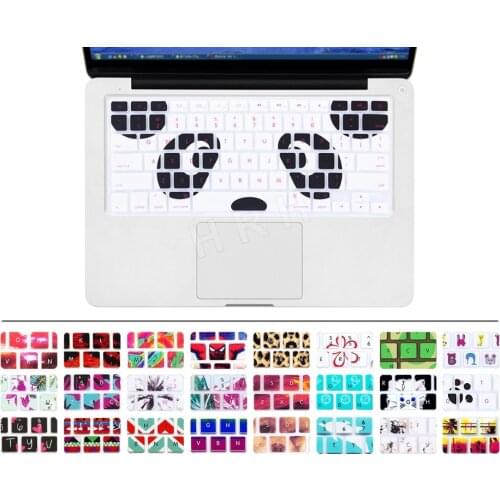 Silicone Keyboard Cover Skin Protector Protective Film For Apple Macbook Pro Air Retina 13" 15" 17" F Air 13 Retina 13 1Pc Panda