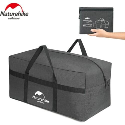 Naturehike 45L 100L Outdoor Upgrade Folding Large Capacity Storage Bag Camping Equipment Storage Bag Sundry Storage Bag