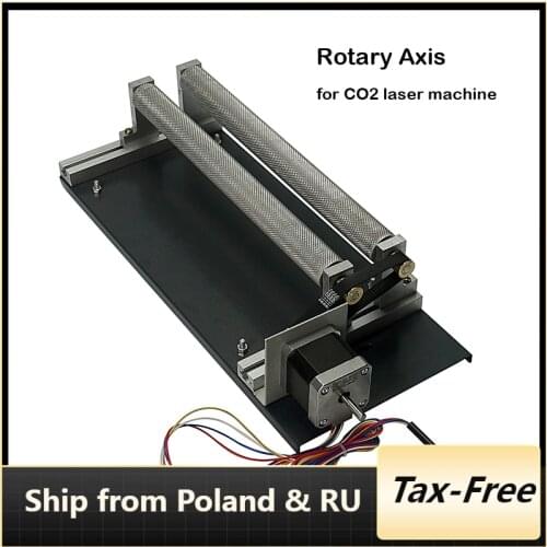 Laser Engraving Machine Rotary Axis Rotary Jig Cylinder Engraving Rotary Axis for CO2 Laser Machines Fiber Marking Laser Machine
