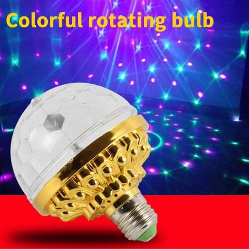 Colorful Stage Rotating Led Bulb Stage Lights Suitable For Family Gatherings Birthday KTV Party Bar Club Decoration
