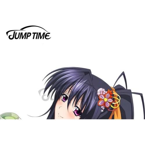 Jump Time 13 x 4.7cm for High School DxD Car Door Stickers Car Accessories Decal Waterproof Vinyl Material Occlusion Scratch