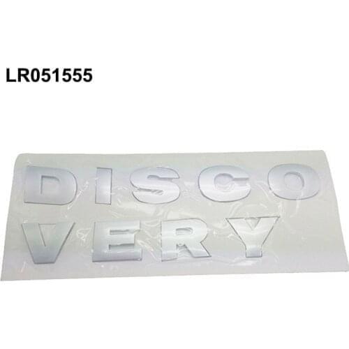 High Quality New Hot Sale Hood Lettering Name Plate for Land Rover Discovery LR4 LR3 LR051555 LR051556
