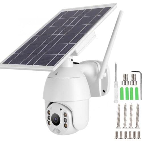 Intelligent Solar Energy Alert PTZ Camera WiFi Waterproof Night Vision Surveillance System Hot