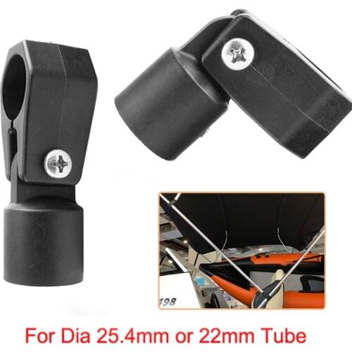 1Pc 7/8" 1" Nylon Boats Bimini Top Fitting Slide Cap Slide Sleeve Pipe Eye End Cap Jaw Slide Clamp External Eye End Canopy Tube