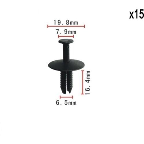 15 X FOR BMW E32 E34 E36 E38 E39 E46 X5 Z3 Z4 Z8 PUSH RIVET BUMPER TRIM CLIPS